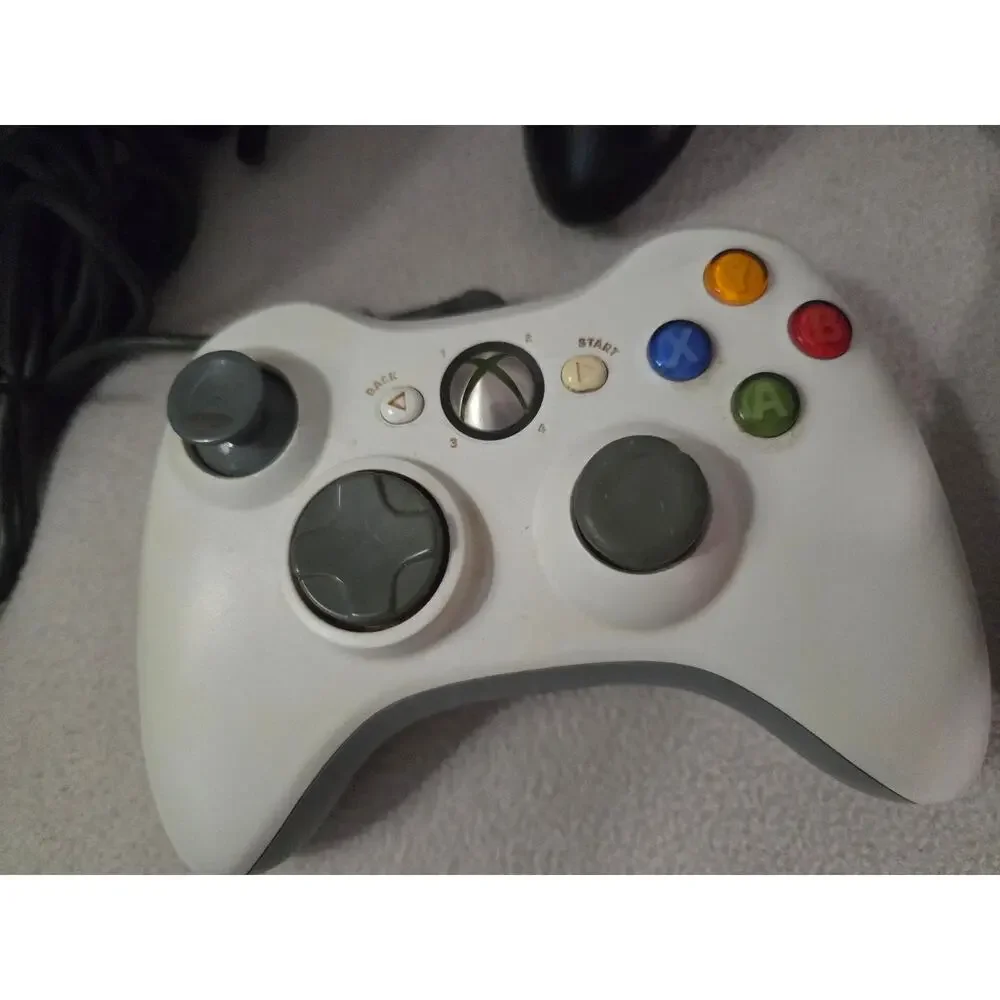 LOT 3 Vtg Official Original Microsoft Xbox Controller Wired S Type Black 360